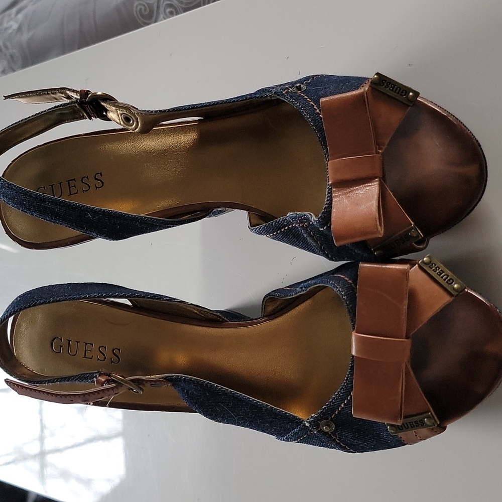 Guess platform heels